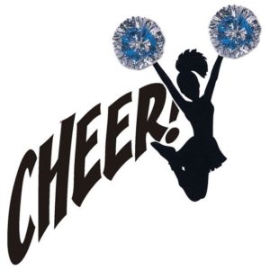 straddle position cheerleading clipart